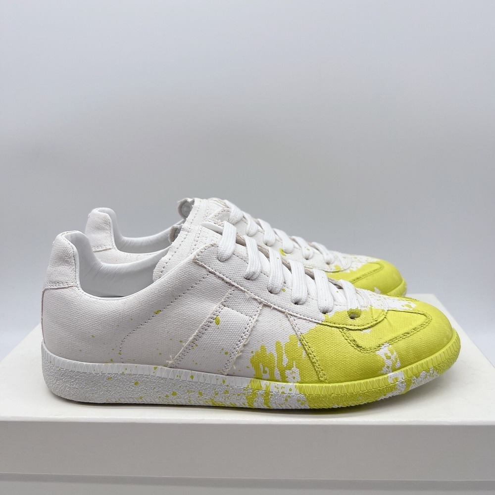 MM6 Maison Margiela Replica Sneaker Paint Splatter White Womens EU 36 US 6 $670 - Picture 6 of 14